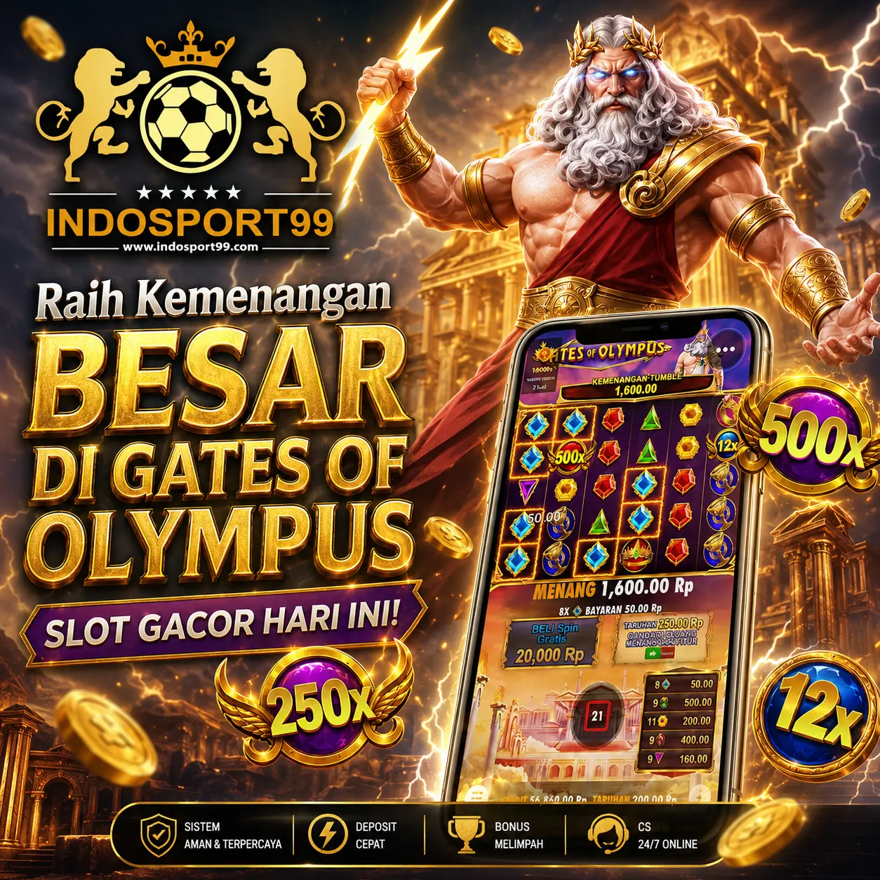 INDOSPORT99: Platform Main Slot Online Depo Kecil 10K Akses 24 Jam 